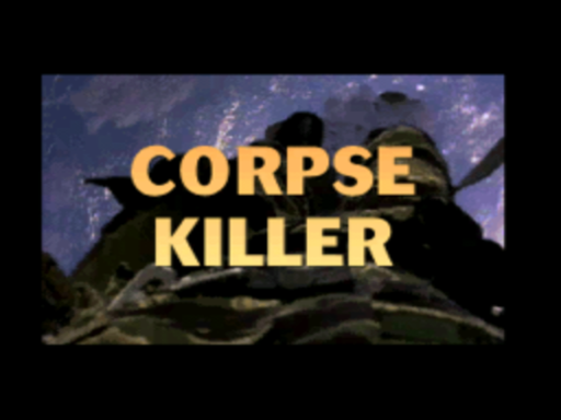 Corpse Killer title screen for Sega Mega CD